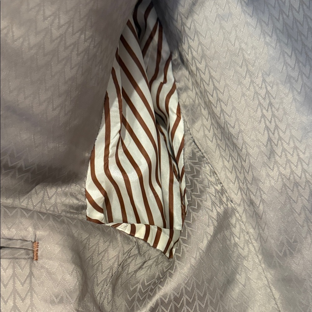 Michael Kors Checkered Brown Blazer - Picture 3 of 4